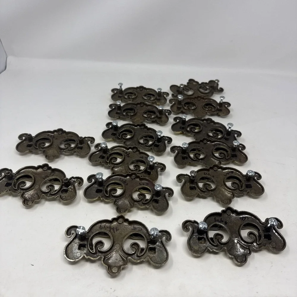 14 Chippendale Bat Wing Drop Handle Cabinet Drawer Pull Brass 3 Inch Center